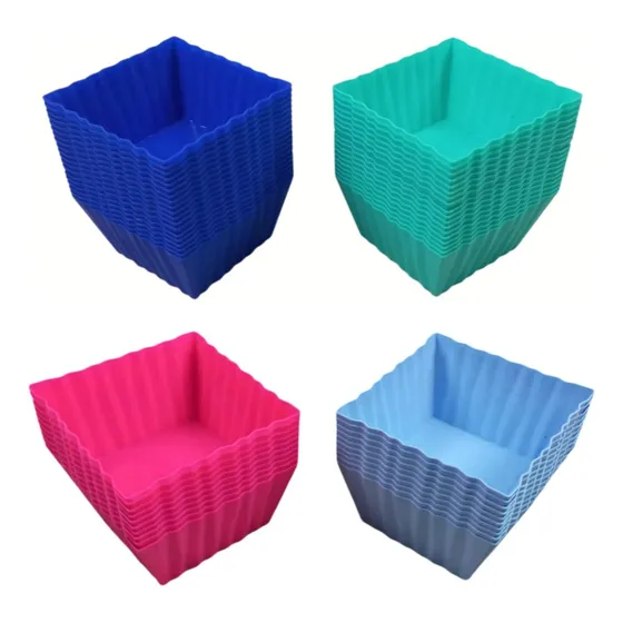Base Para Fiesta / Centro De Mesa Cuadrada Plástico (1 Pza)