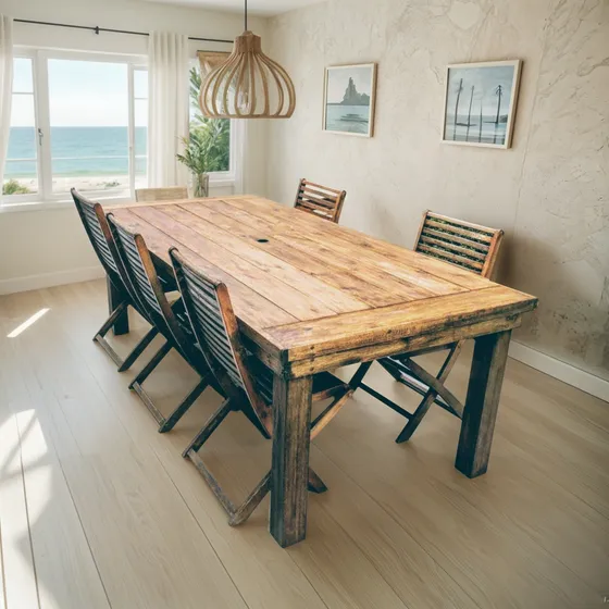 Mesa Rustica Oam Muebles 160x80