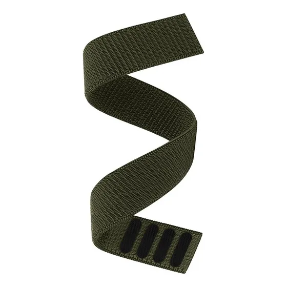 Pulseira 26mm De Nylon Compatível Com Relógio Diesel Dz4305 Cor Verde