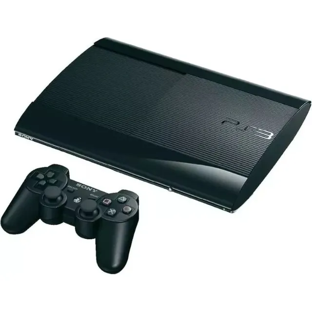Consola Playstation 3 Super Slim 250gb + Joystick + Juego
