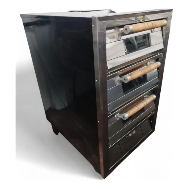 Horno De Panadería De 3 Camaras Para Bandejas 65x45 Estándar