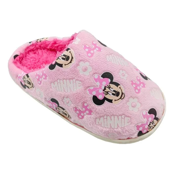 Pantuflas Niña Minnie Mouse Rosado