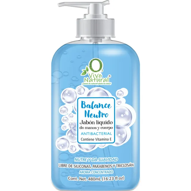 Jabón Líquido Para Manos Y Cuerpo Balance Neutro 480ml