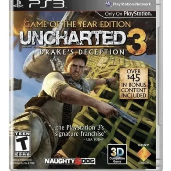 Jogo Uncharted 3: Drake's Deception - Ps3 - Original