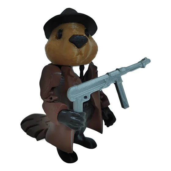 Muñeco Bobrito Bandito Meme Brainrot Italiano 3d
