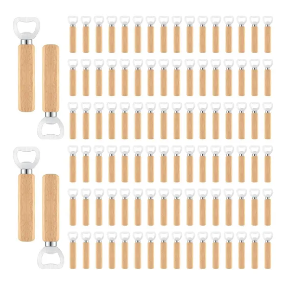 Abren De Botella De Madera De Yugada 100 Pcs Librantes De De