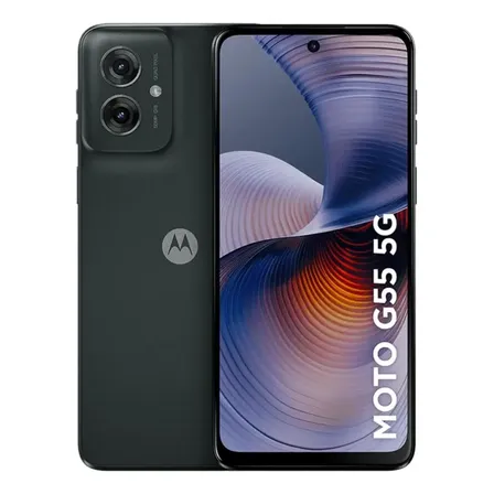 Smartphone Motorola Moto G55 5g - 256gb 16gb (8+8 Ram Boost) E Camera 50mp Com Ai Nfc Te 6.5 Cinza escuro