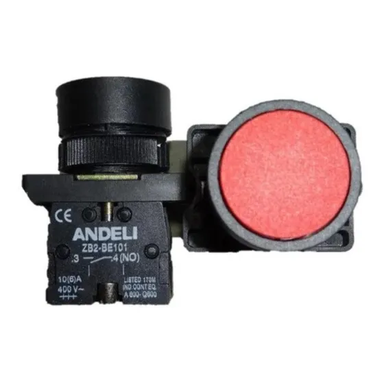 Pulsador Electrico 22mm Marca Andeli