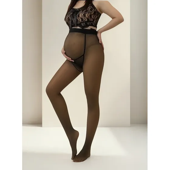 Medias Embarazada Leggins Mágicas Tipo Transparentes