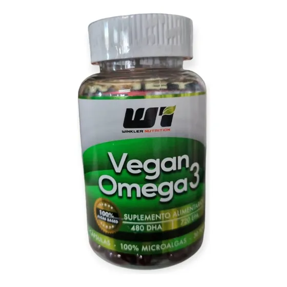 Omega 3 Vegano 120 Capsulas - Winkler Nutrition