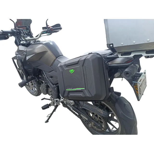 Alforjas Rigidas Moto Para Viaje Expandibles Forma Cuadrada