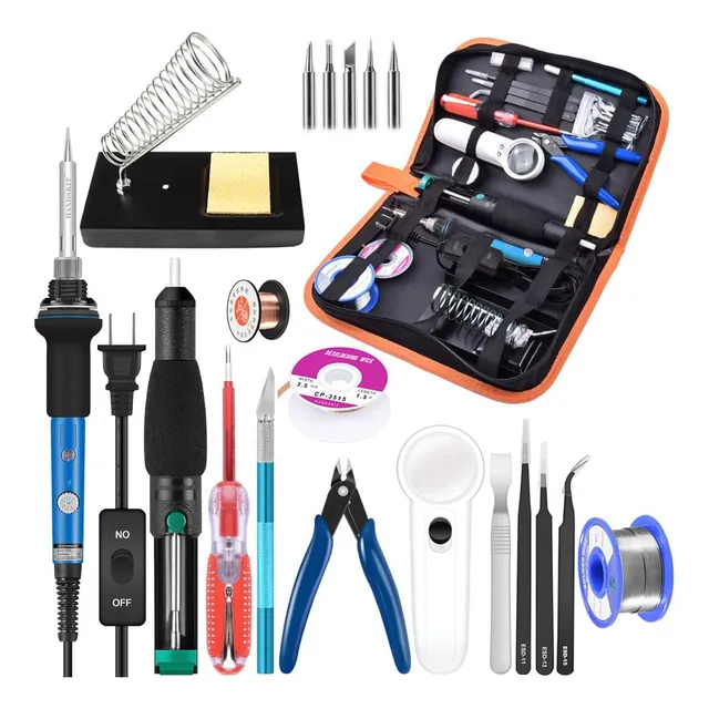 Kit Soldador Electrónico 60w, 21 En 1