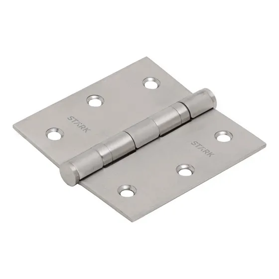 3 Bisagra Con Rodamientos De 3 X3 . 2 Mm Espesor. Níqu Satin