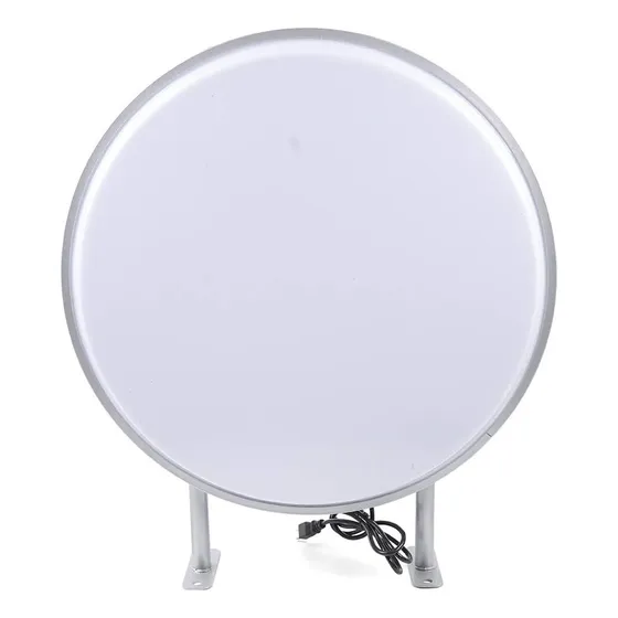 Anuncio Circular 80cm Doble Vista Sin Publicidad Luminoso