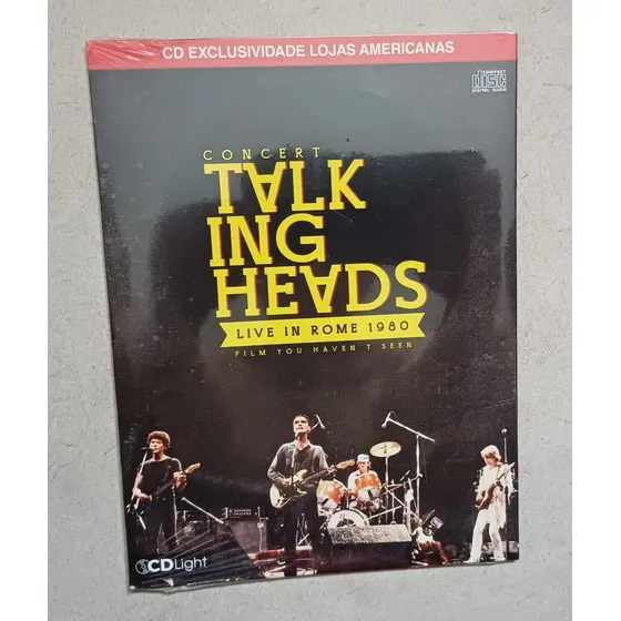 Cd Talking Heads / Live In Rome 1980