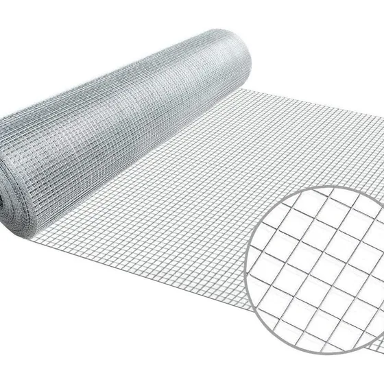 Malla Electrosoldada Galvanizada Tejido Alambre 10x10 1mm 5m