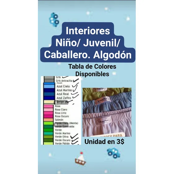 Interiores X Paquete De 3-varón-niño-caballero. 100%algodón