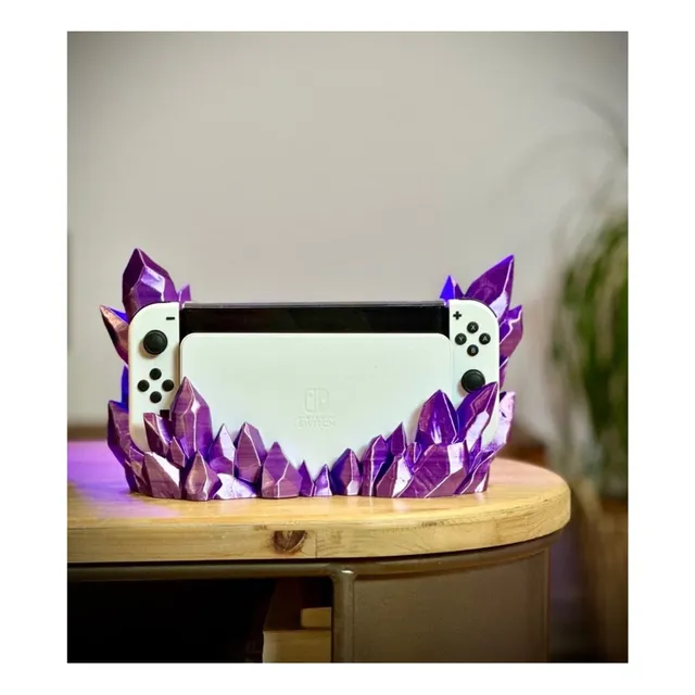 Soporte Nintendo Switch Crystal Dock - Versión Oled