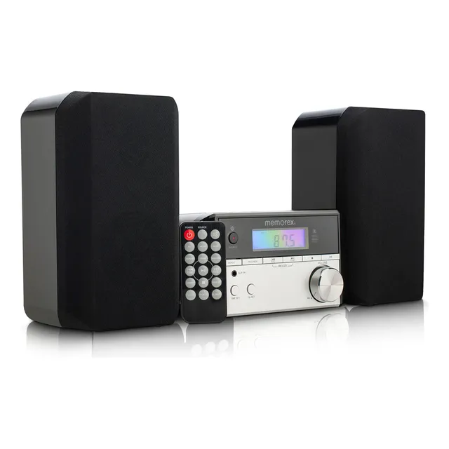 Sistema Micro Bluetooth Con Cd Y Radio Fm 10 W Pantalla Led