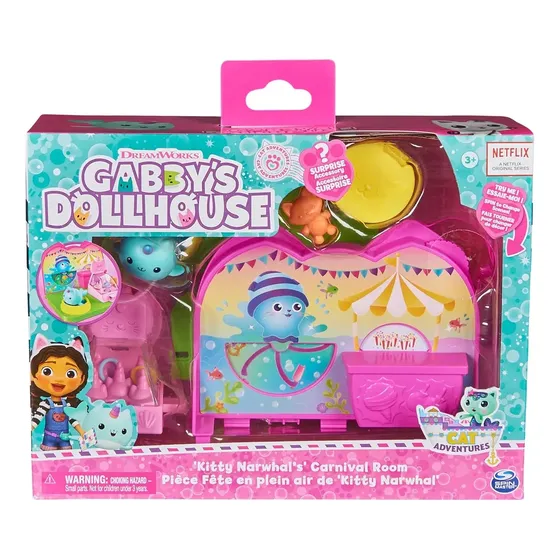 Casa De Muñecas Gabbys Dollhouse Set Ambientes C/fig  36203