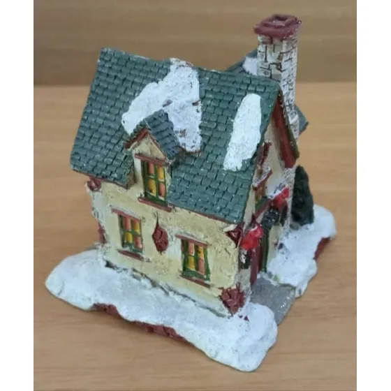 Casita Navidad Adorno Decoracion Repisa Muebles Usado