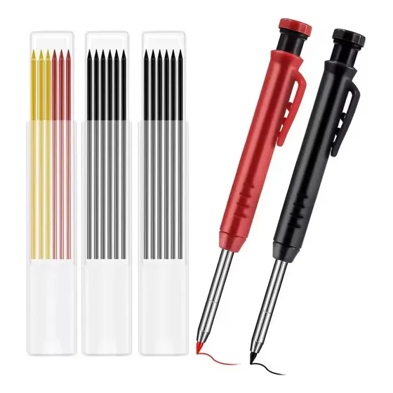 Kit De 20 Herramientas Marcado De Carpintero Lápiz Mecánico