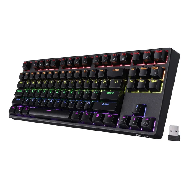 Rk Royal Kludge Rk87 Fign87g Rgb Teclado De Juegos Mecánicos