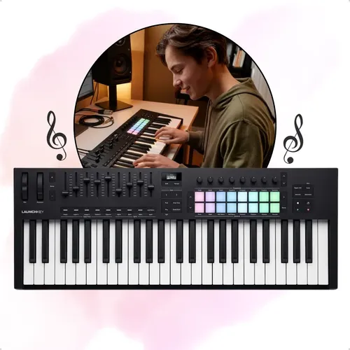 Nektar Impact Lx49+ Teclado Controlador Midi Usb 49 Teclas Preto