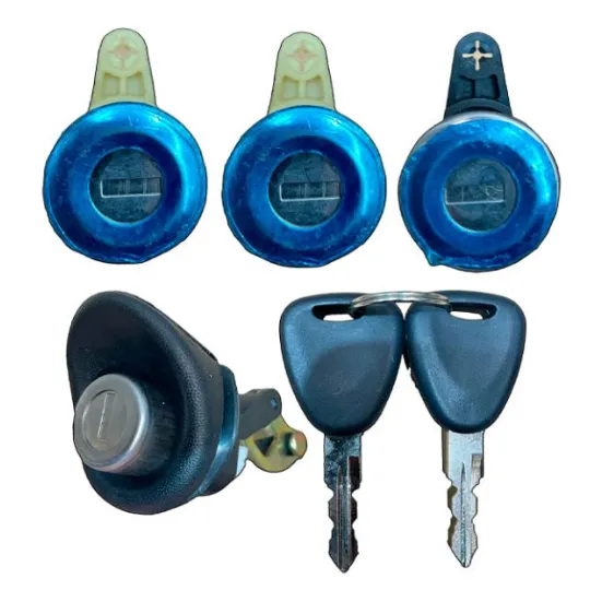 Botón Puerta Y Baul C/llave Renault Logan Set X4