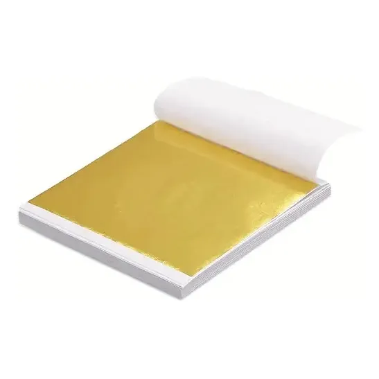 Láminas De Pan De Oro Pack De 100 Láminas