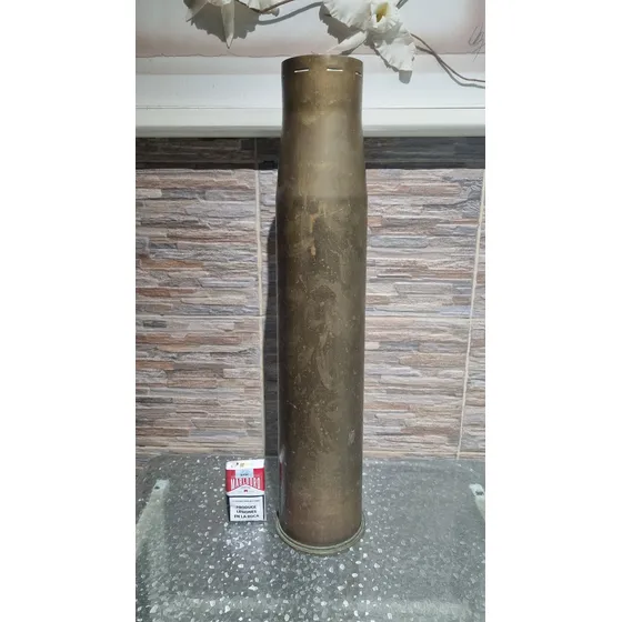 Vaina De Bronce Grande De Bala De Cañon 90 Mm - Pesa 5 Kg !!