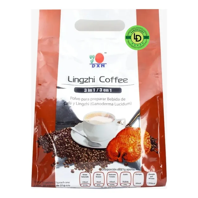 Cafe Lingzhi Ganoderma Dxn 3 En 1  X 20 Sobres Inc/envio