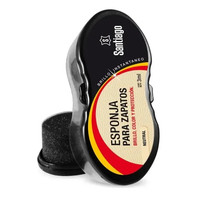Esponja Lustrador Zapato Brillo Instantaneo Color Proteccion