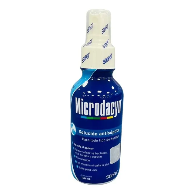 Solucion Microdacyn Esterilizante Y Antiseptica De 120ml