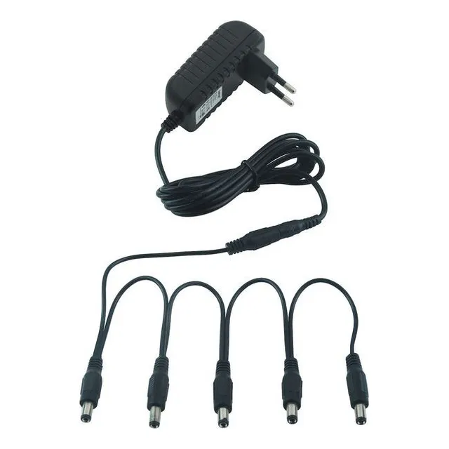 Fuente De Poder Para 5 Pedales Rockpower 1300ma