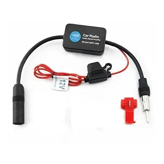 Amplificador De Señal Fm Coche 12v Señal Radio Amplificador