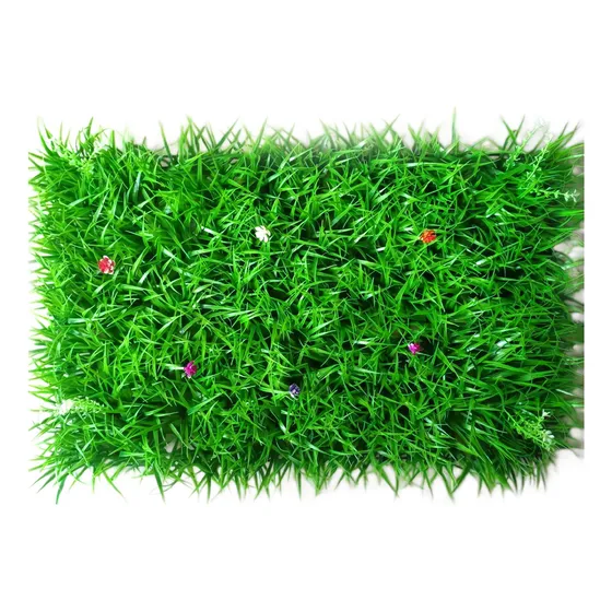 Panel Cesped Pasto Artificial Pared Jardin 60 X 40 Cm - Qr!