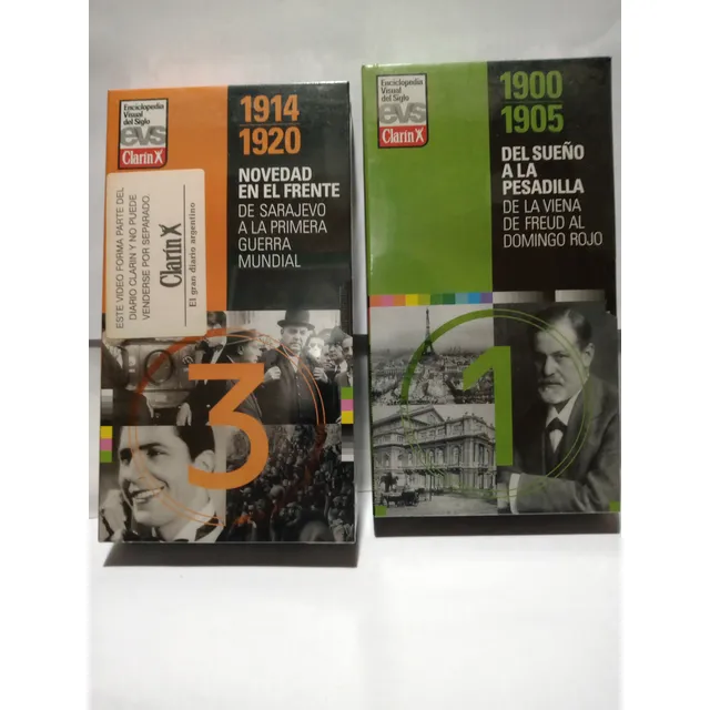 Enciclopedia Visual Del Siglo Clarín. 2 Vhs Cerrados.