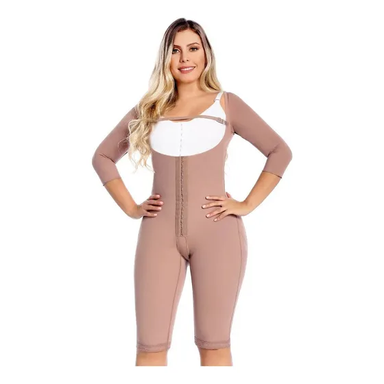Faja A La Rodilla Con Mangas  Colombiana Original Nueva