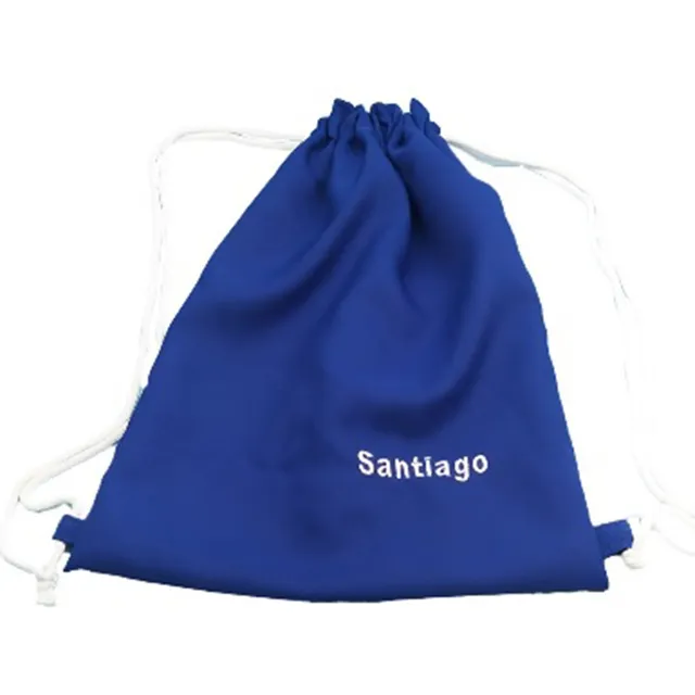 Bolsa Mochila De Tela Panamá Liso Bordada Personalizada