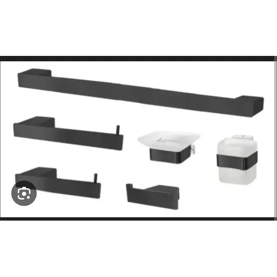 Vtt Sect Accesorios Negro Mate 6 Piezas Cuadrado