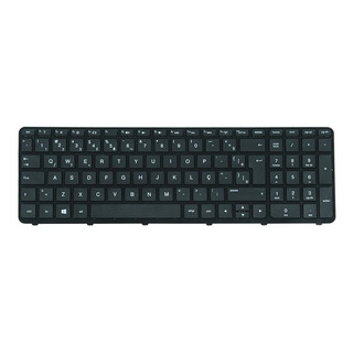 Teclado Para Notebook Hp Pavilion 15-f387wm - Preto - Layout Teclado Para Notebook Hp Pavilion 15-f387wm - Preto - Layout