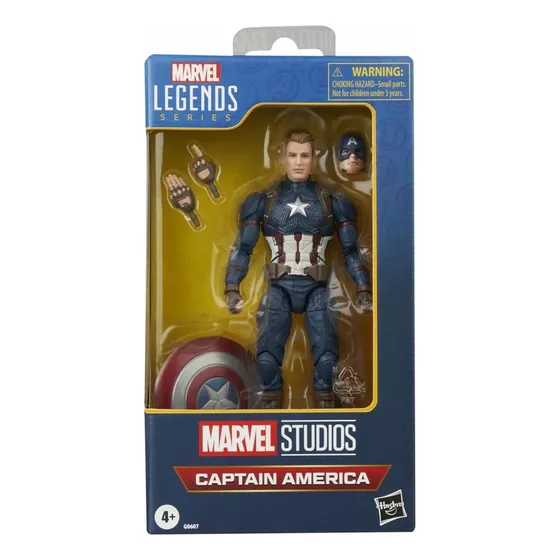 Figura De Acción Capitán América Legends Series Marvel
