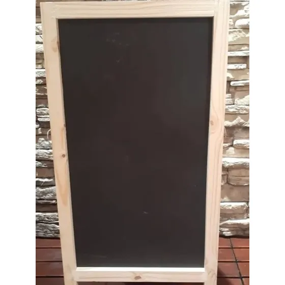 Pizarron Doble Comercio Cartel Vereda 120x60cm