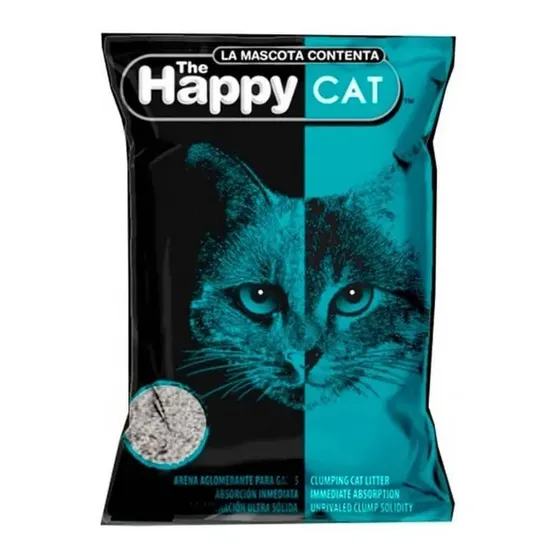 The Happy Cat Arena Sanitaria Aglutinante Para Gatos 9 Kg