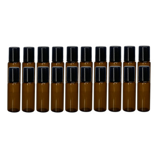 Kit 20 - Vidro Roll On Ambar 5ml P/ Sinergia Ăleo Essencial Kit 20 - Vidro Roll On Ambar 5ml P/ Sinergia Ăleo Essencial