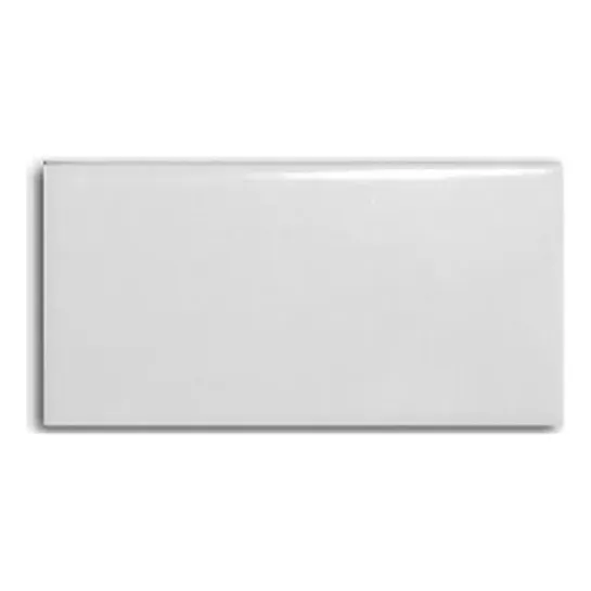 Revestimiento 7,5x15 Blanco Brillante Recto - Piu
