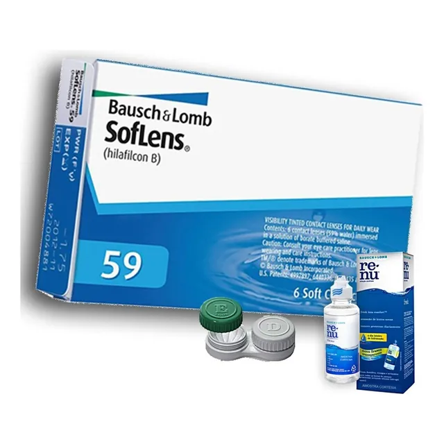 Lente De Contato Soflens 59 Uso Mensal  Entrega+ Rápida