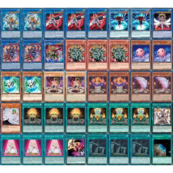 Deck Cyber Angel 40 Cartas Yu-gi-oh! Nuevo Y Original
