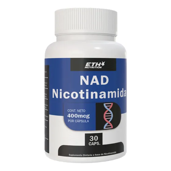 Nad Suplemento Capsulas Concentrado Nicotinamida Life
